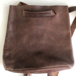 Artisan Made | Heathers - Brown Leather Backpack